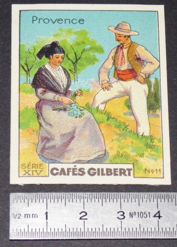 Chromo 1936 cafes gilbert - 1936,